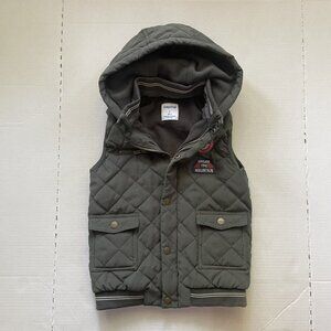 Mayoral Forest Green Quilted Boys Vest